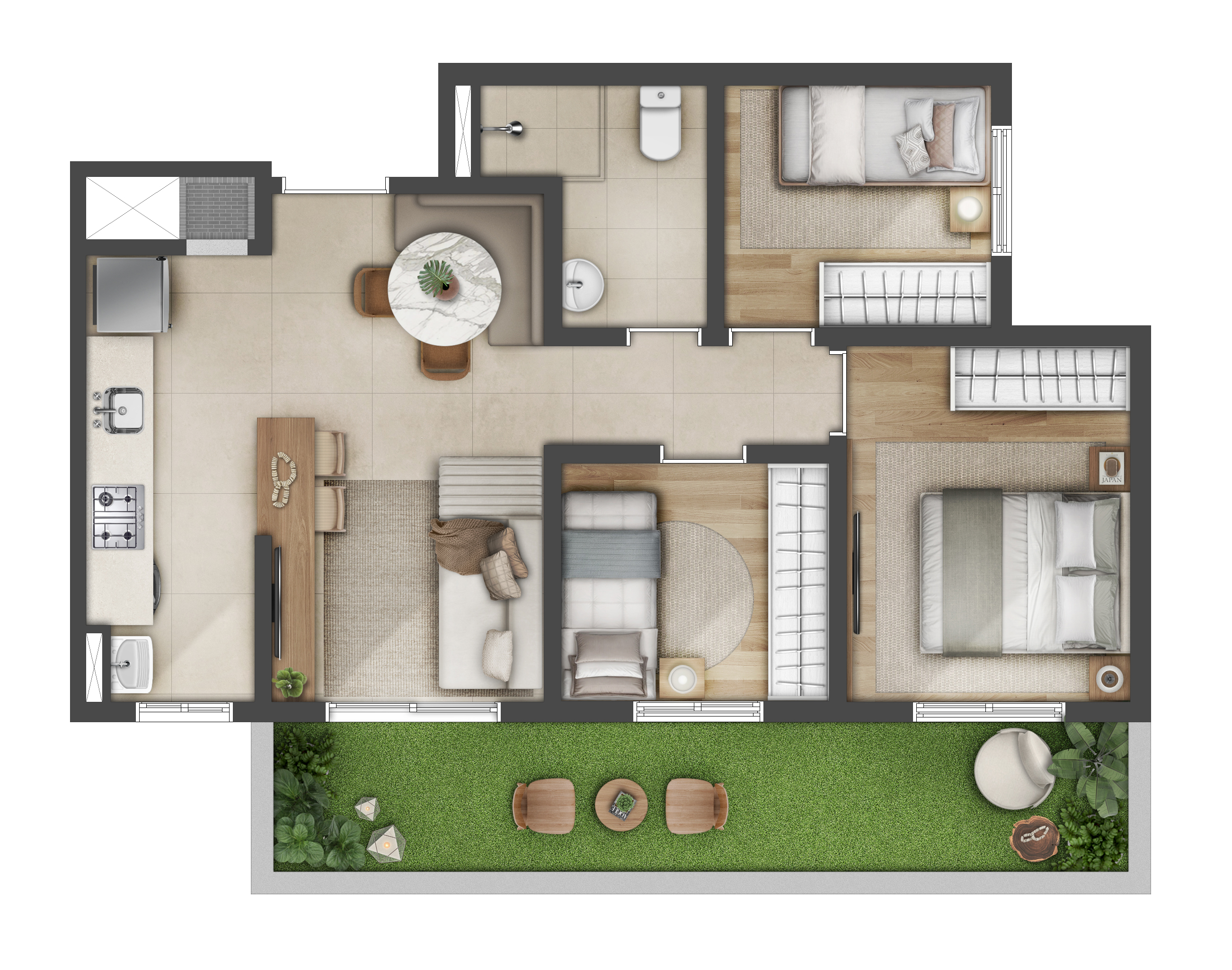 Planta 6 — Open Bosque — Passo D´Areia