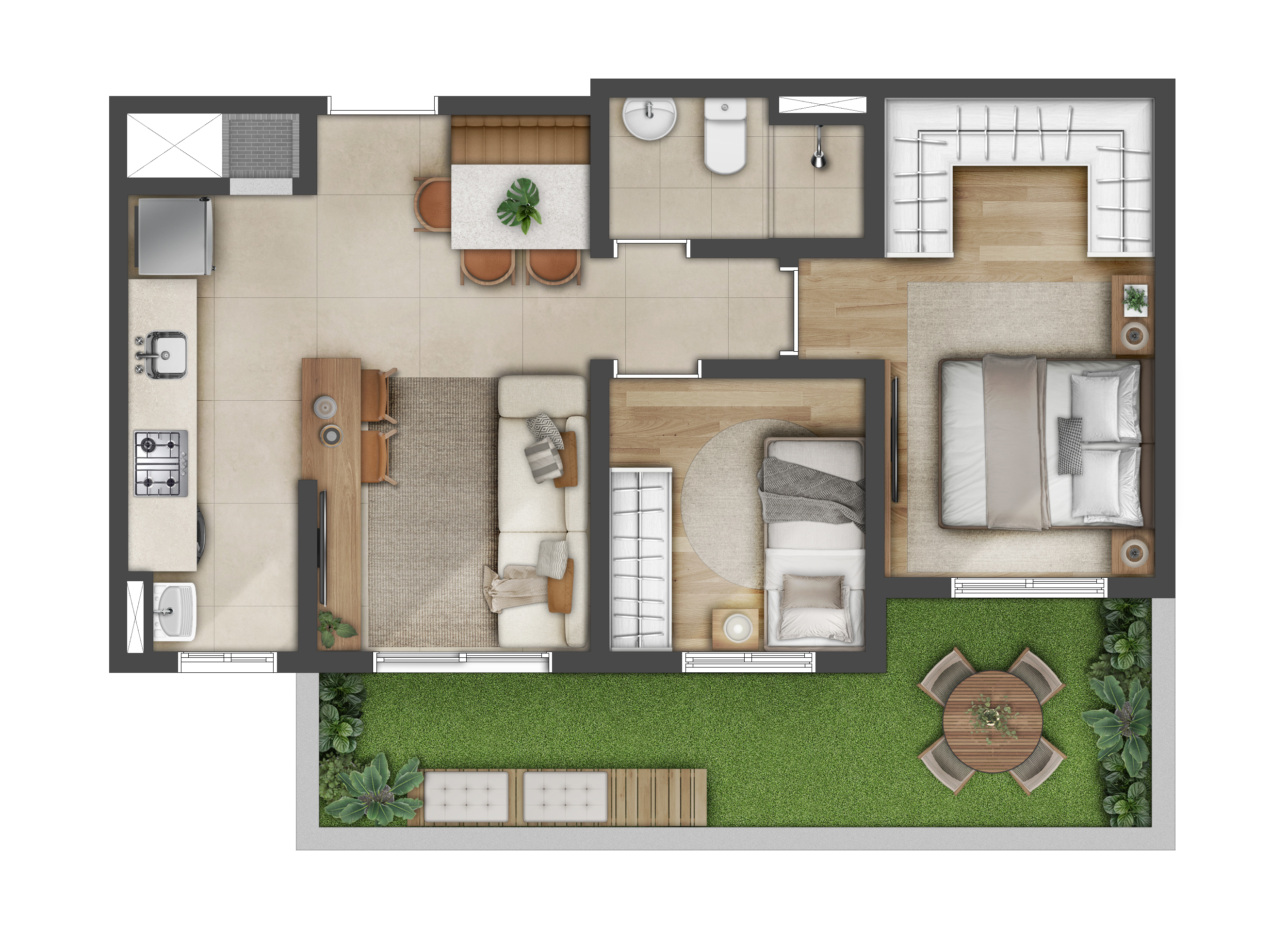 Planta 7 — Open Bosque — Passo D´Areia