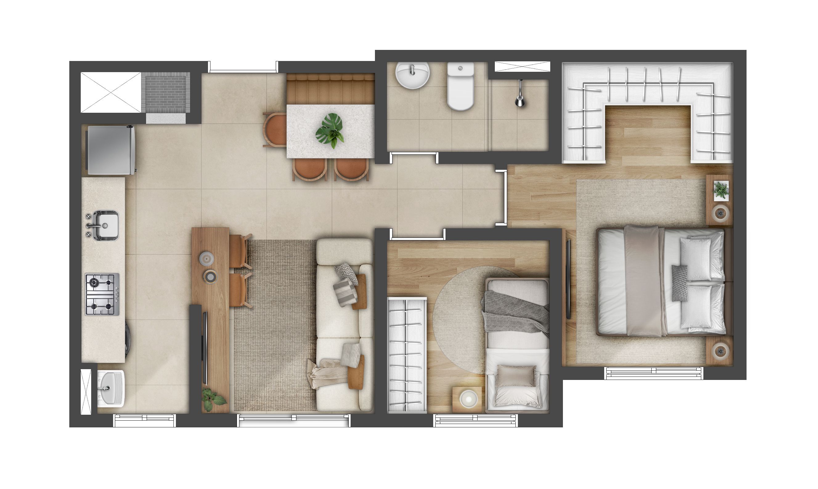 Planta 8 — Open Bosque — Passo D´Areia