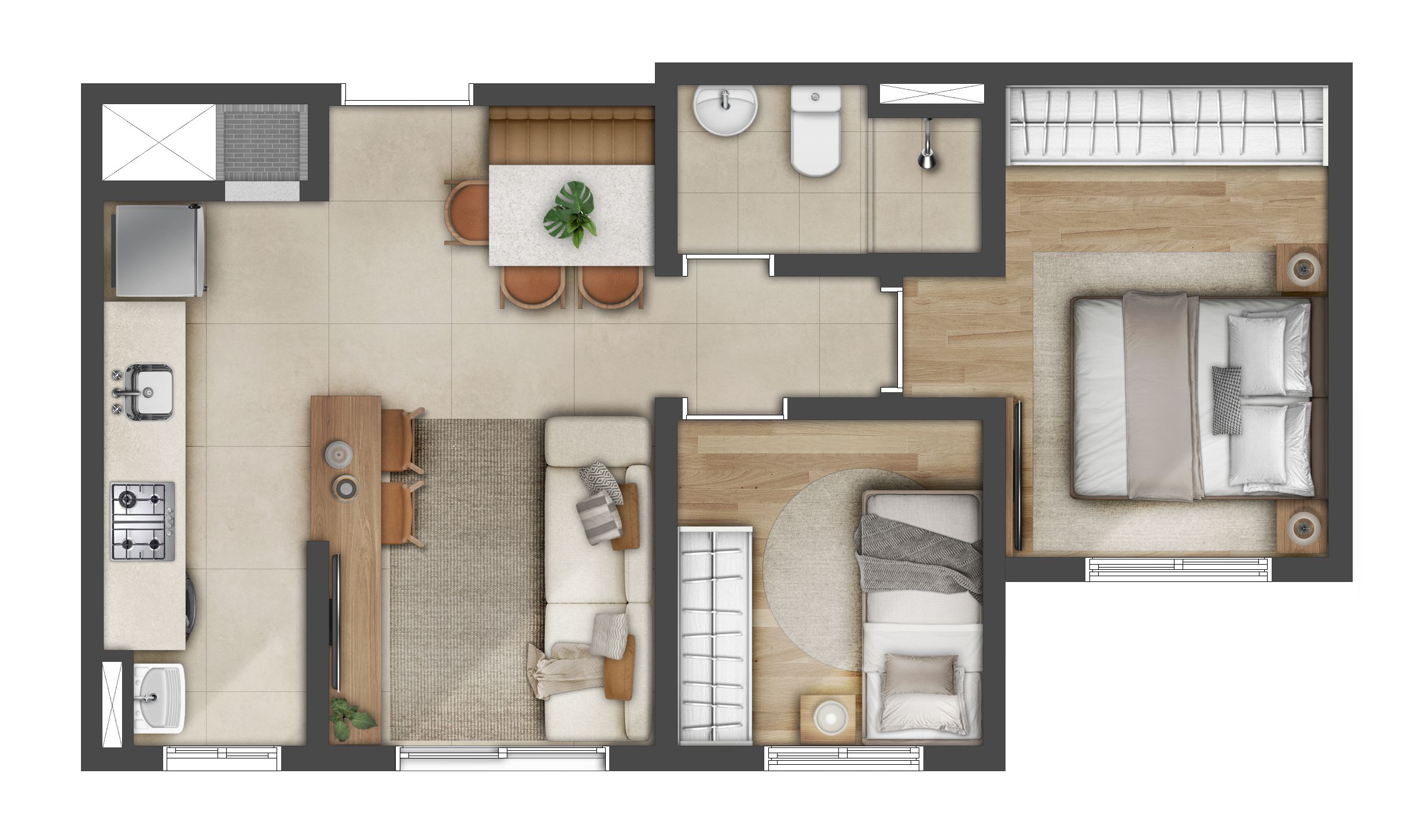 Planta 9 — Open Bosque — Passo D´Areia
