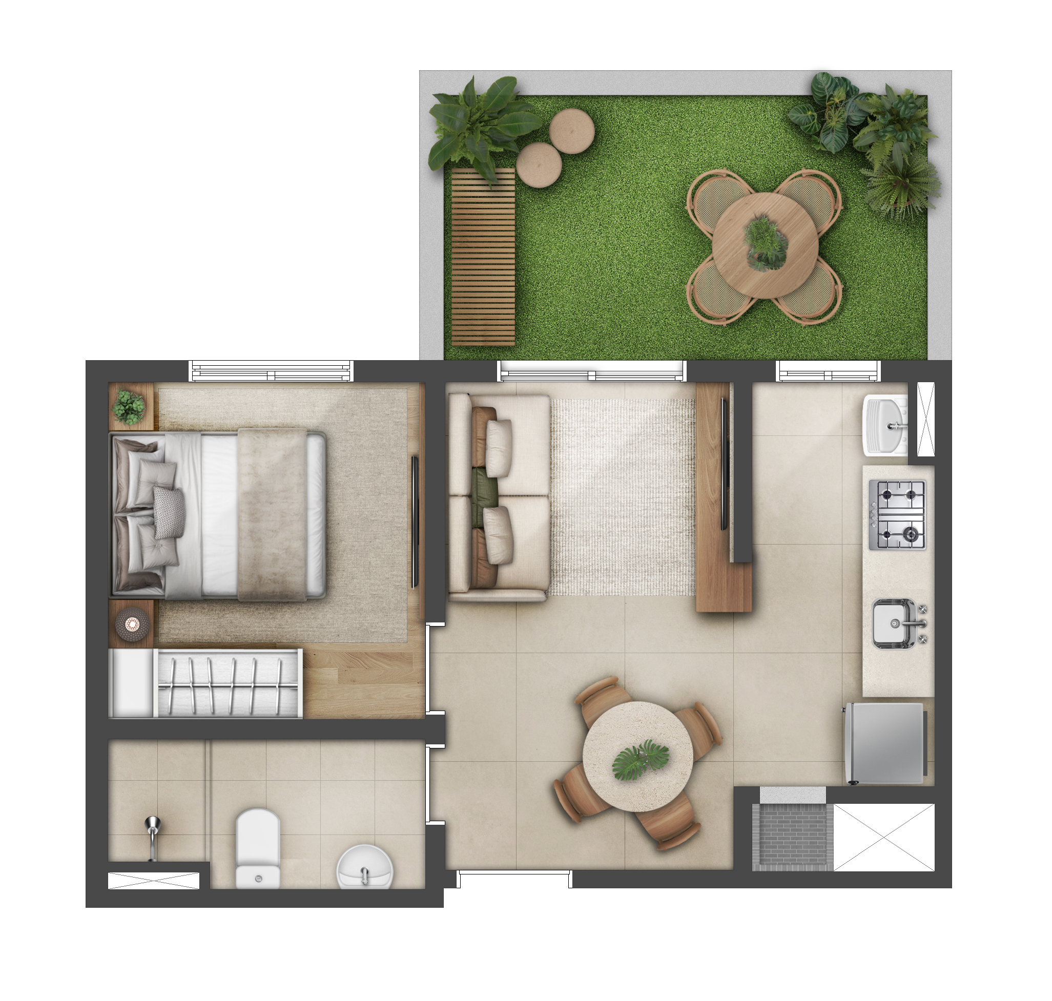Planta 4 — Open Bosque — Passo D´Areia